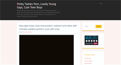 Desktop Screenshot of prettytwinks.com