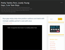 Tablet Screenshot of prettytwinks.com